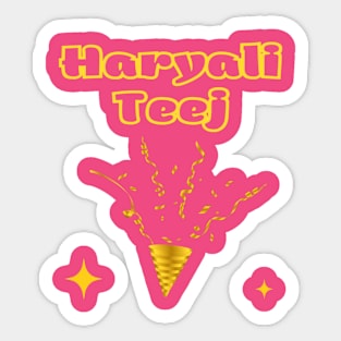 Indian Festivals - Haryali Teej Sticker